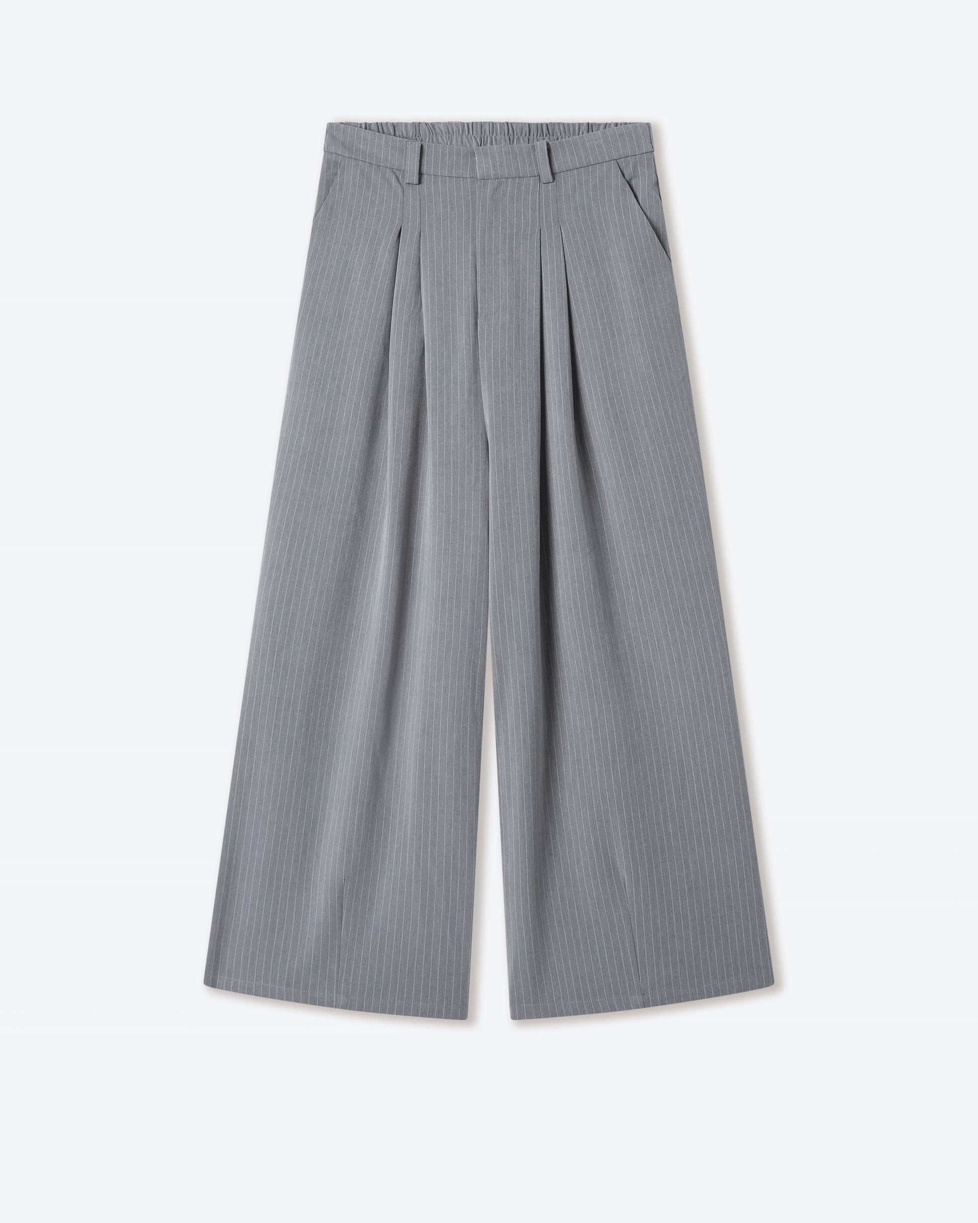Ukiyo Grey Pinstripe Pants