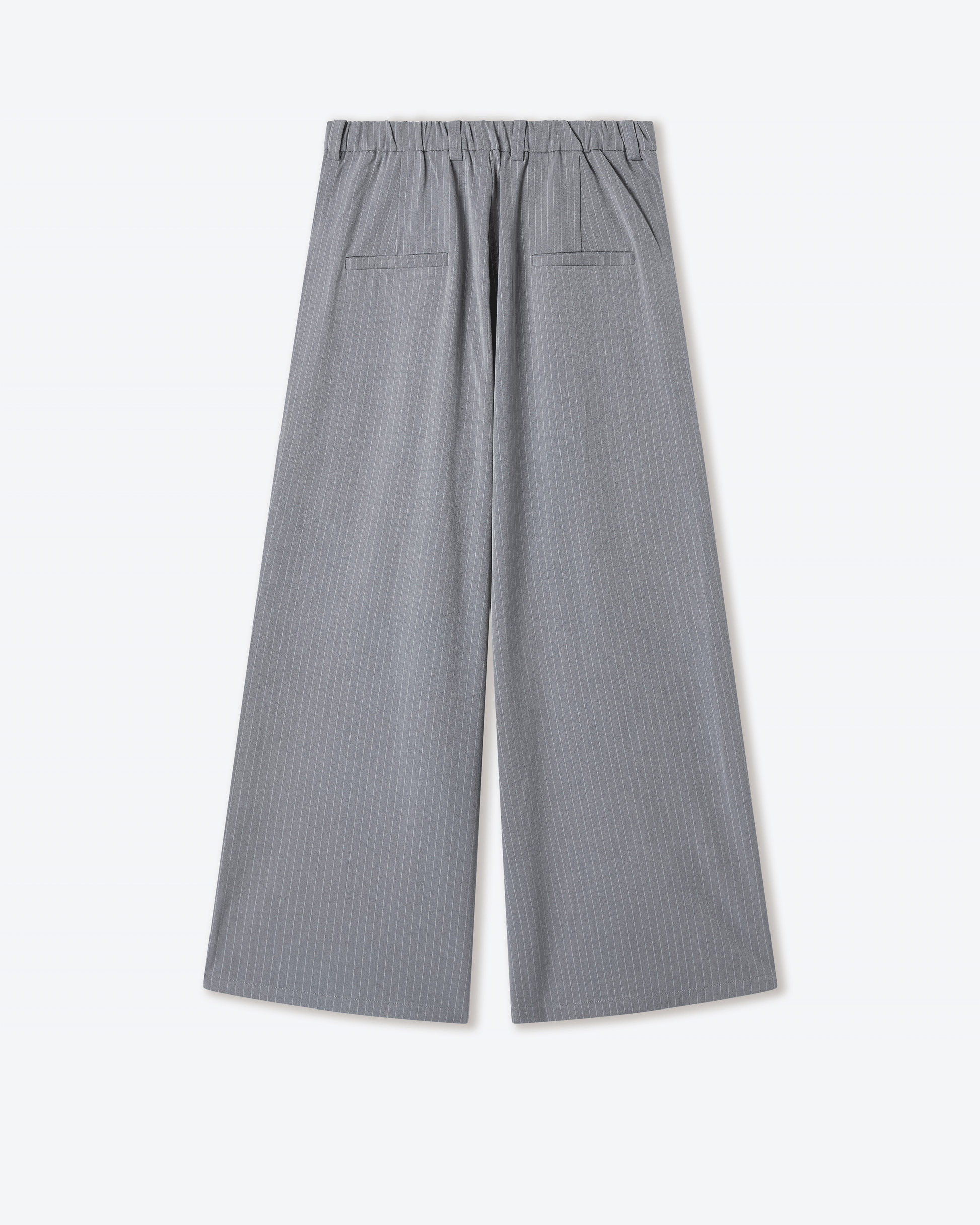 Ukiyo Grey Pinstripe Pants